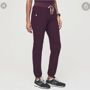 Figs Venice slim joggers,Deep Purple,healthcare nursing scrub pants
